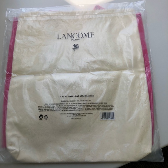 “BAT THOSE EYELASH” Canvas Bag (LANCOME) NWT - Picture 4 of 8